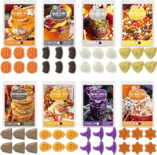 Halloween Soy Wax Melts Gift Set - Spooky Scented Cubes
