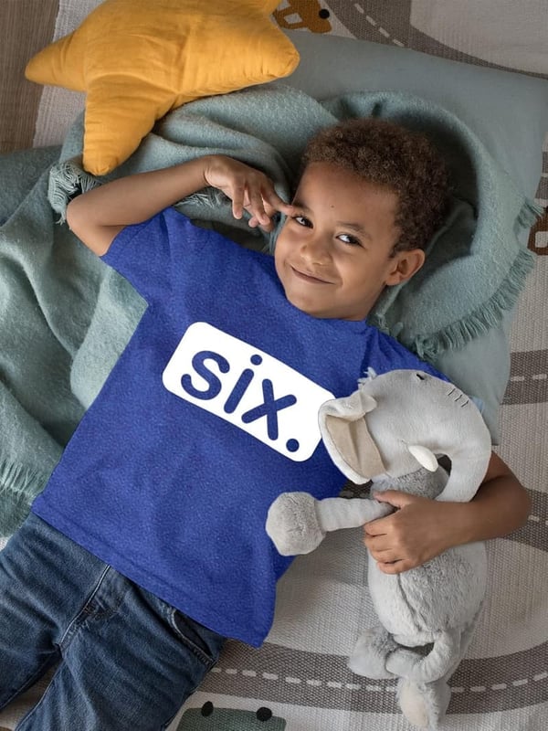 6th Birthday Shirt for Boys - Fun Toddler T-shirt
