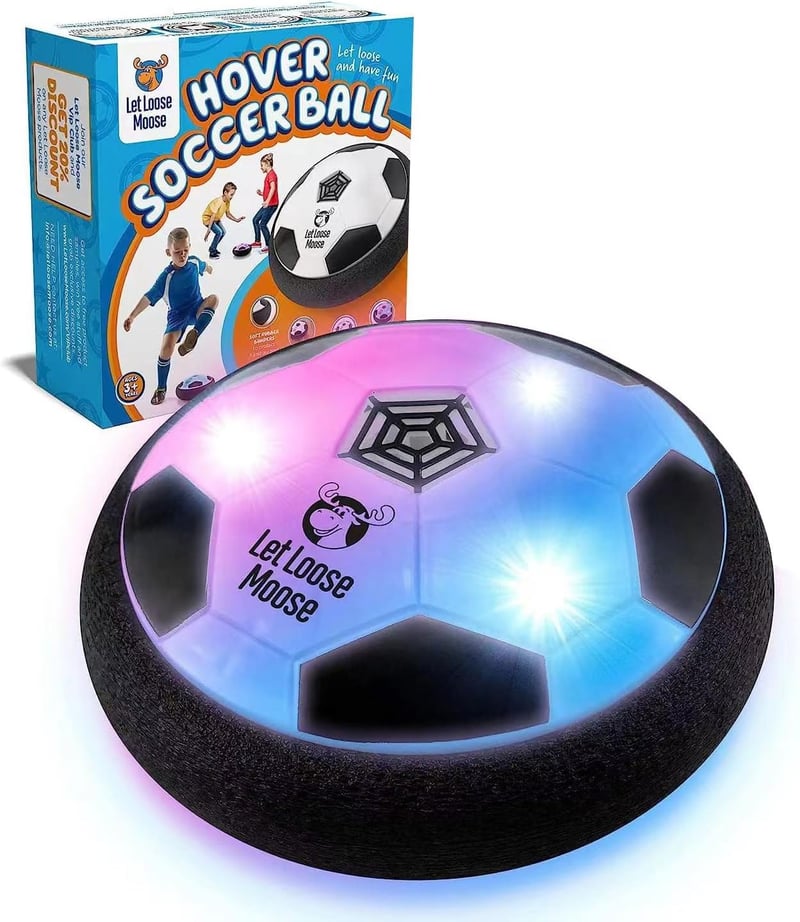 Indoor LED Floating Hover Soccer Ball for Kids Ages 6-12