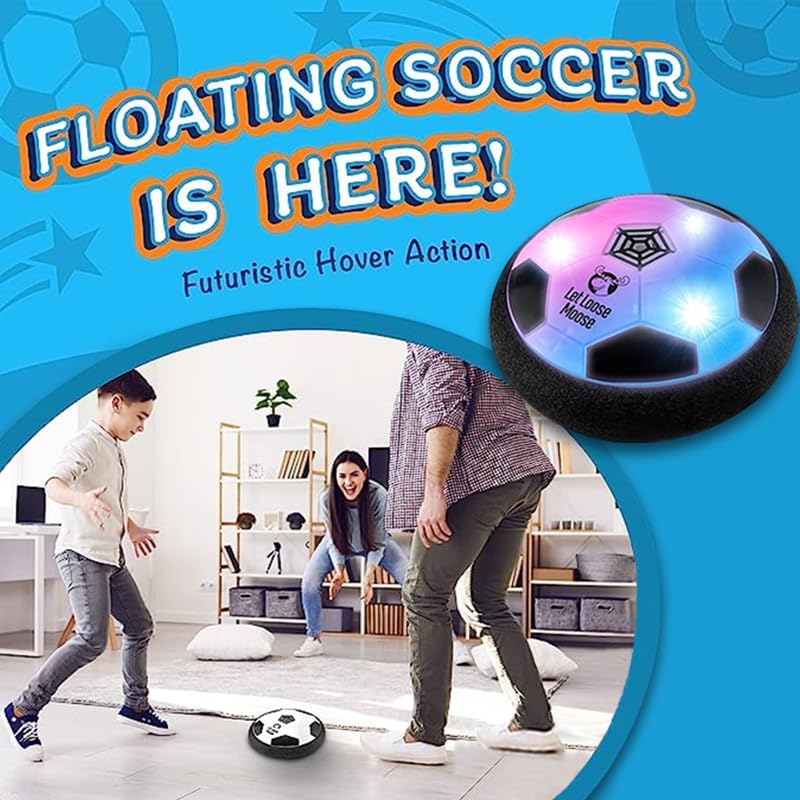Indoor LED Floating Hover Soccer Ball for Kids Ages 6-12