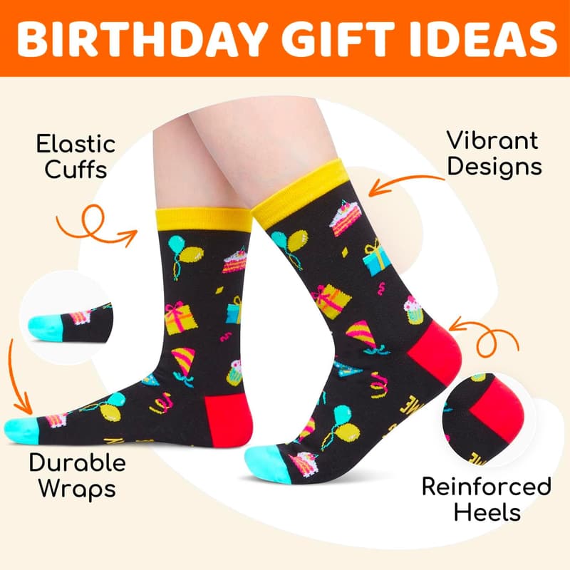 14th Birthday Socks for Teens - Fun Gift Idea