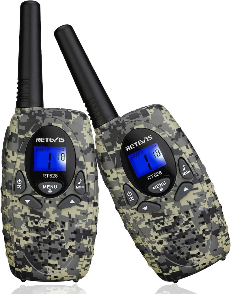 Kids Walkie Talkies for Outdoor Adventures - Camo (2 Pack)