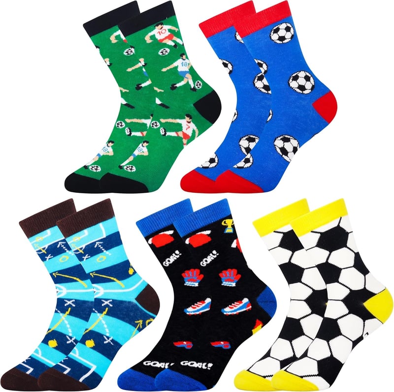 Boys' Sports Socks - Football, Basketball, Baseball Gifts
