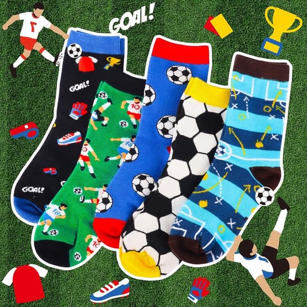 Boys' Sports Socks - Football, Basketball, Baseball Gifts