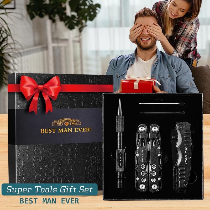 Father's Day 3-in-1 EDC Multitool Gift Set for Men