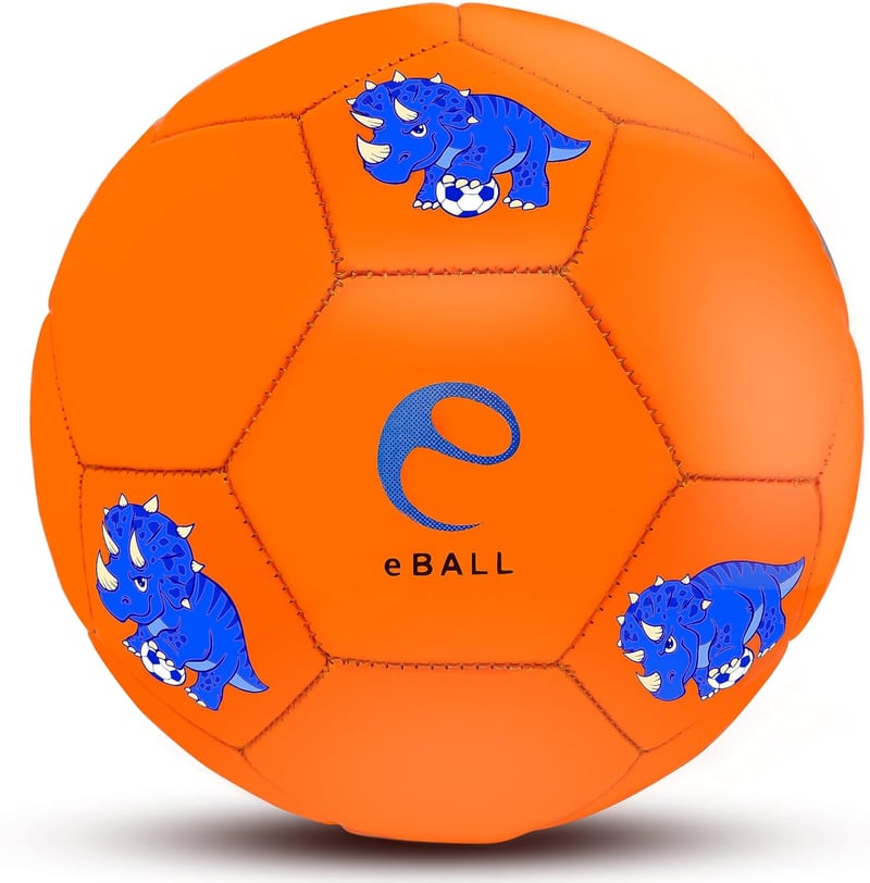 Dinosaur Cartoon Soccer Balls for Kids Ages 3-12