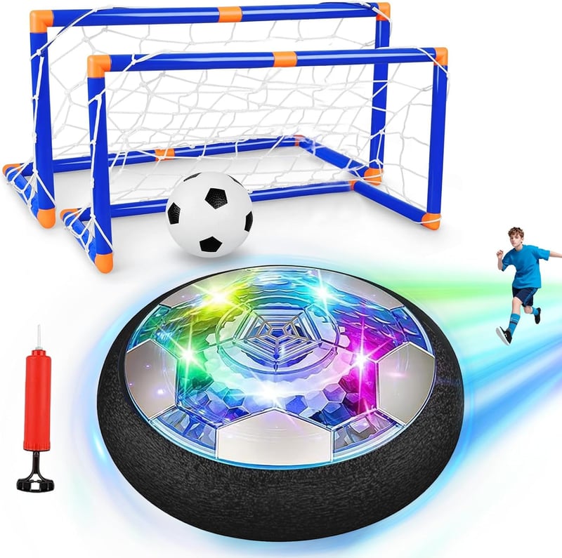 LED Hover Soccer Ball with Soft Foam Bumper for Kids