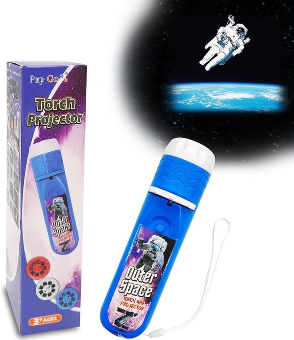 Outer Space Projector Toy for Kids - Educational Gift with 24 Images