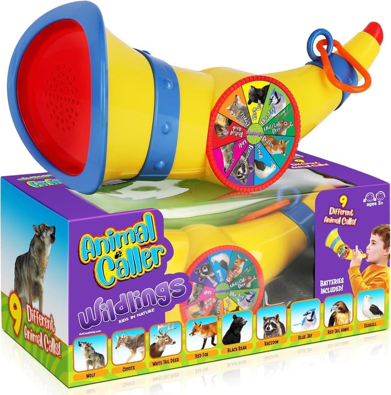 Outdoor Animal Caller for Kids - Fun Birthday Gift with 9 Sounds