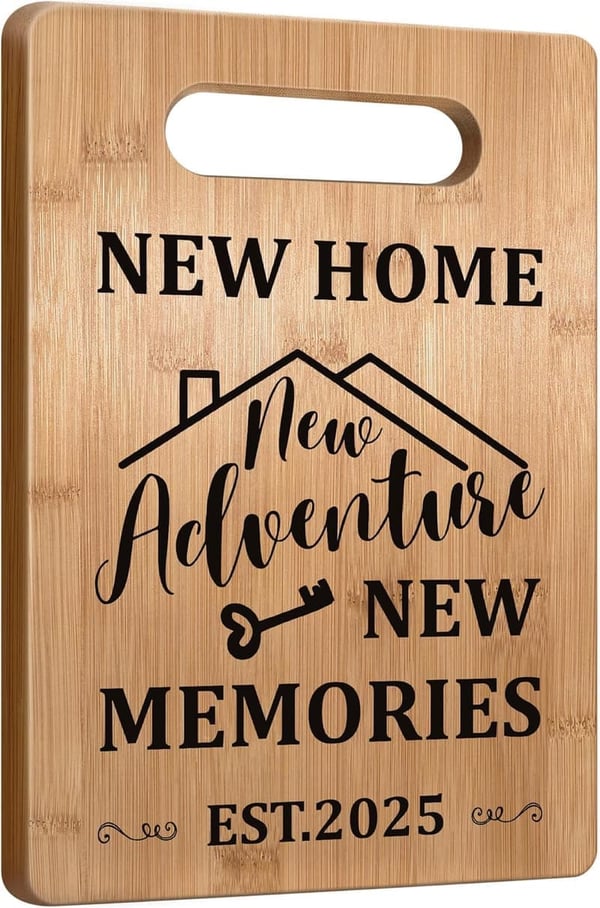 New Home Cutting Board Gift for Housewarming 2025