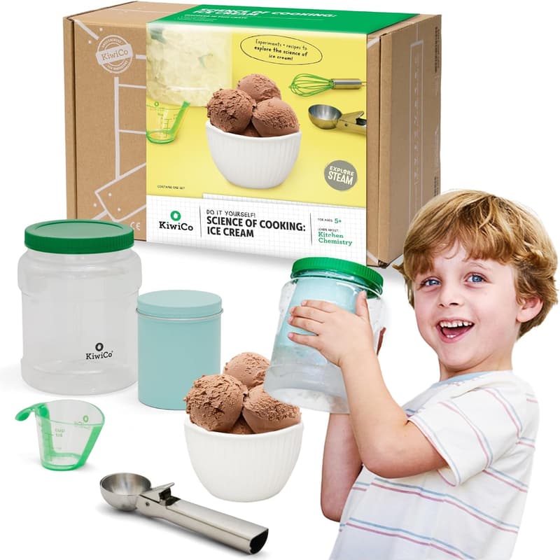 Science of Cooking: Ice Cream Chemistry Kit for Ages 5+