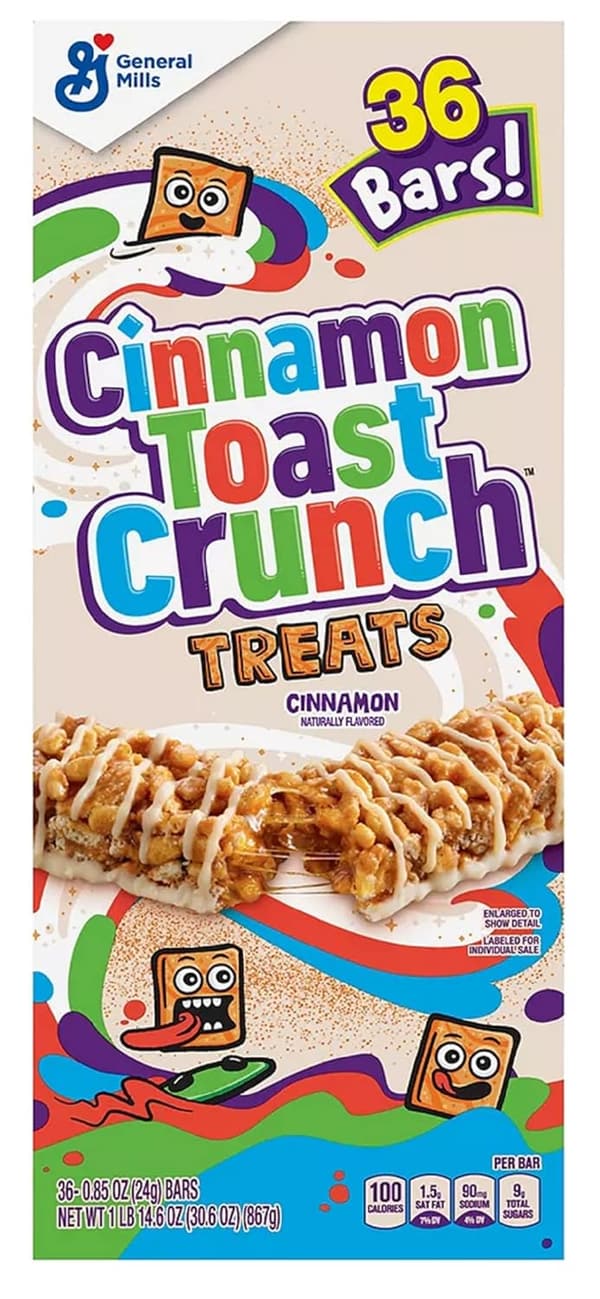 Cinnamon Toast Crunch Treat Bars - 36 Pack