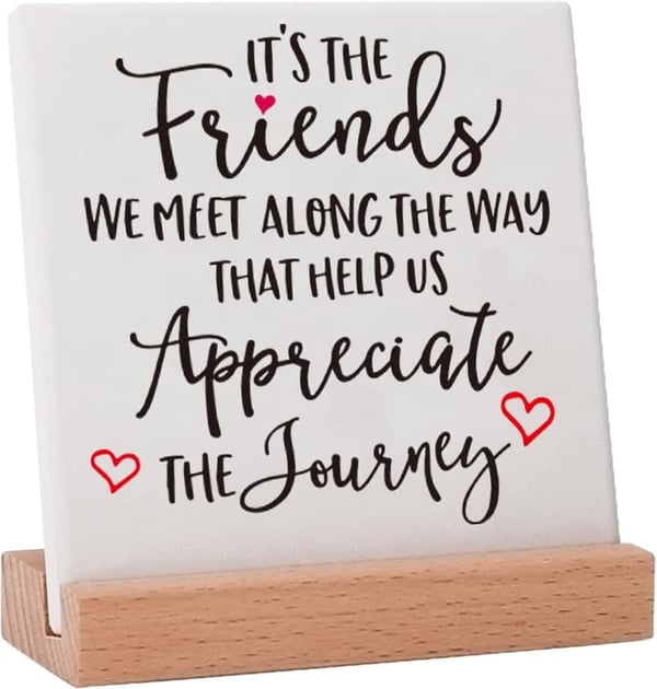 Birthday Gifts for Best Friends | Friendship Appreciation Plaque
