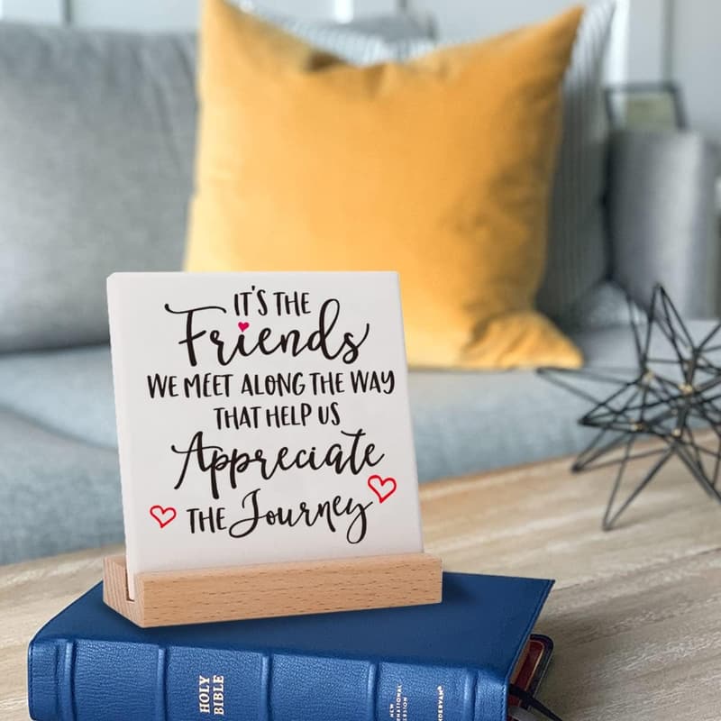 Birthday Gifts for Best Friends | Friendship Appreciation Plaque