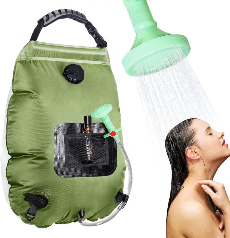 5 Gal Solar Portable Shower Bag for Camping & Travel