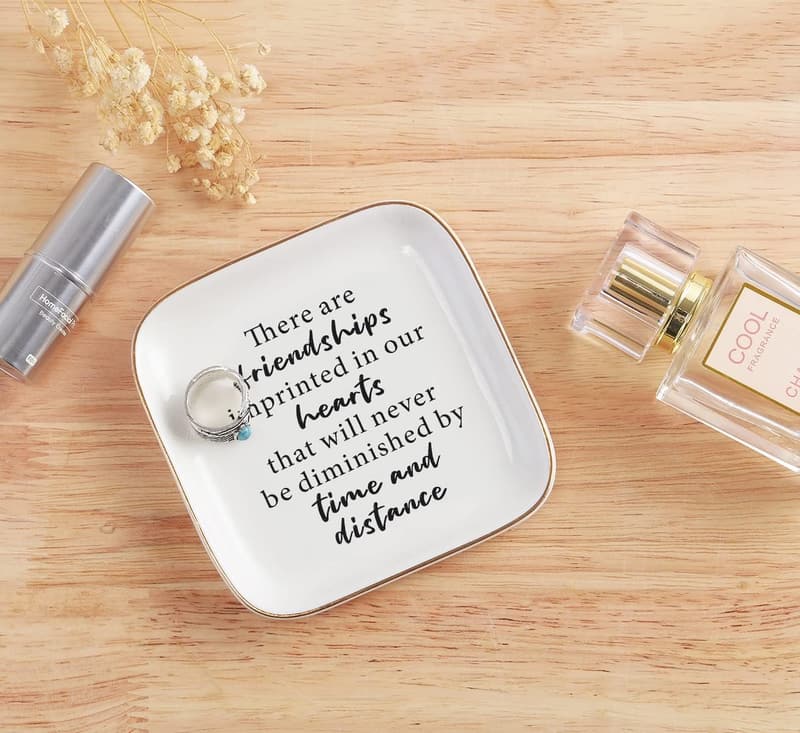 Friendship Ring Dish for Women - Thoughtful Birthday Gift