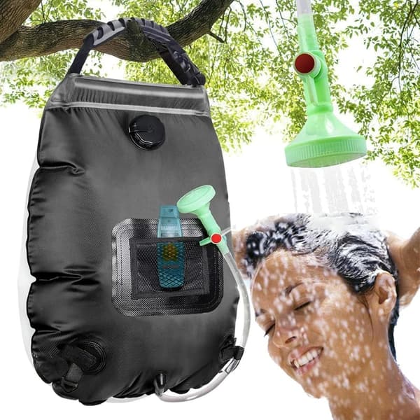 5 Gal Portable Solar Shower Bag for Camping & Beach