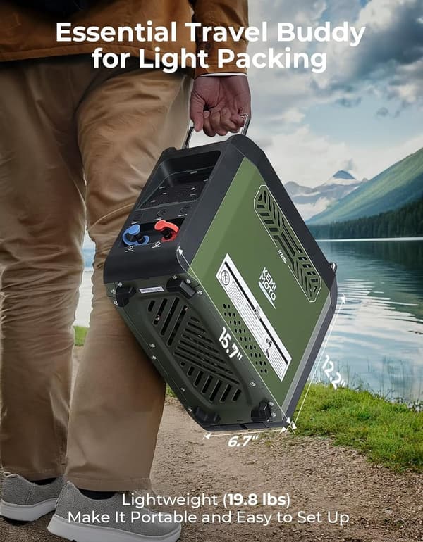 Portable Propane Water Heater - Instant Hot 20,000 BTU for Camping