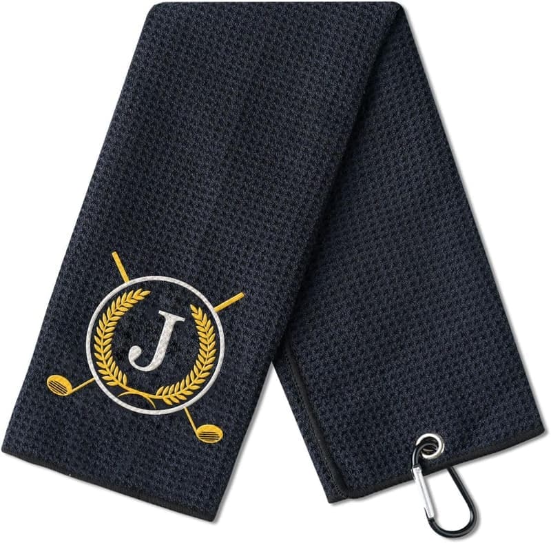 National Golf Day Monogrammed Golf Towel - Microfiber, 16