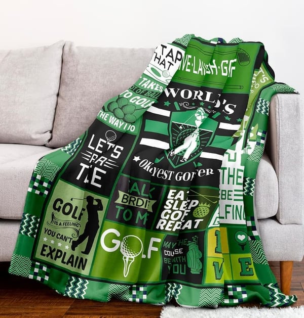 Funny Golf Blanket for Men - 60