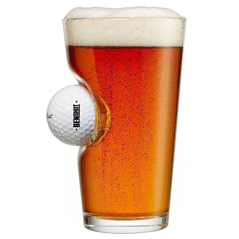 16oz Golf Ball Pint Glass - Made in the USA