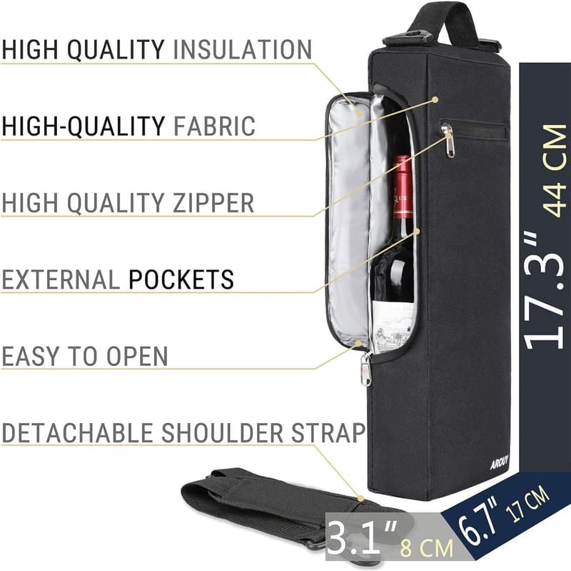 Men's Golf Cooler Bag - Insulated 6-Pack Capacity