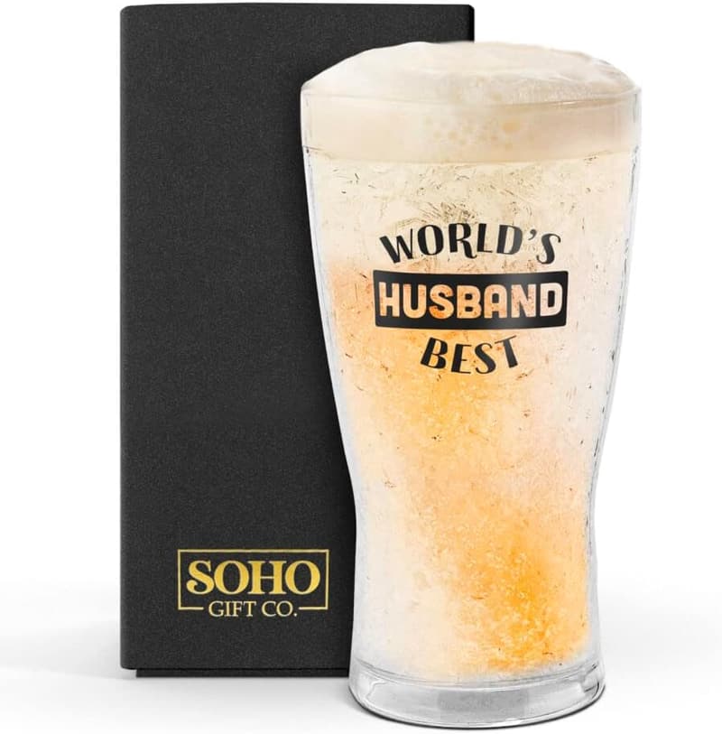 14oz Plastic Chiller Mug for Husband - Gift-Boxed