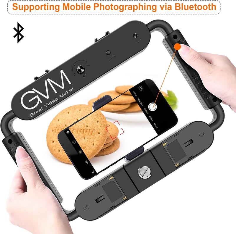 LED Ring Light & Video Stabilizer for Smartphone and Makeup
