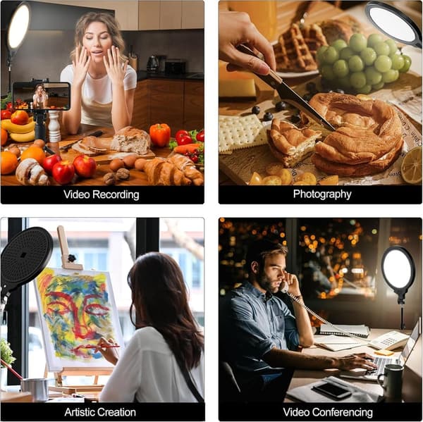 10'' Ring Light Set - 15W Professional Photography Lights
