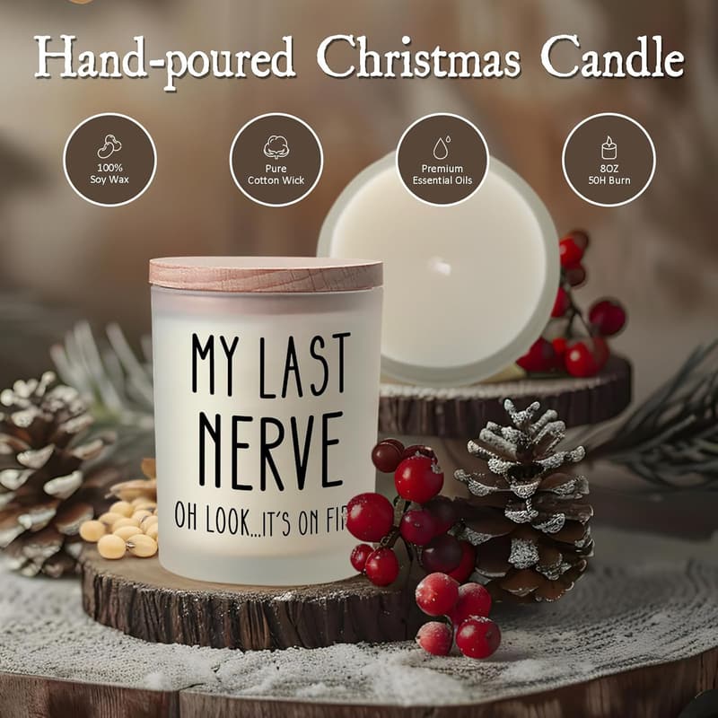 Funny Lavender Candle - Unique Mother's Day Gift for Her