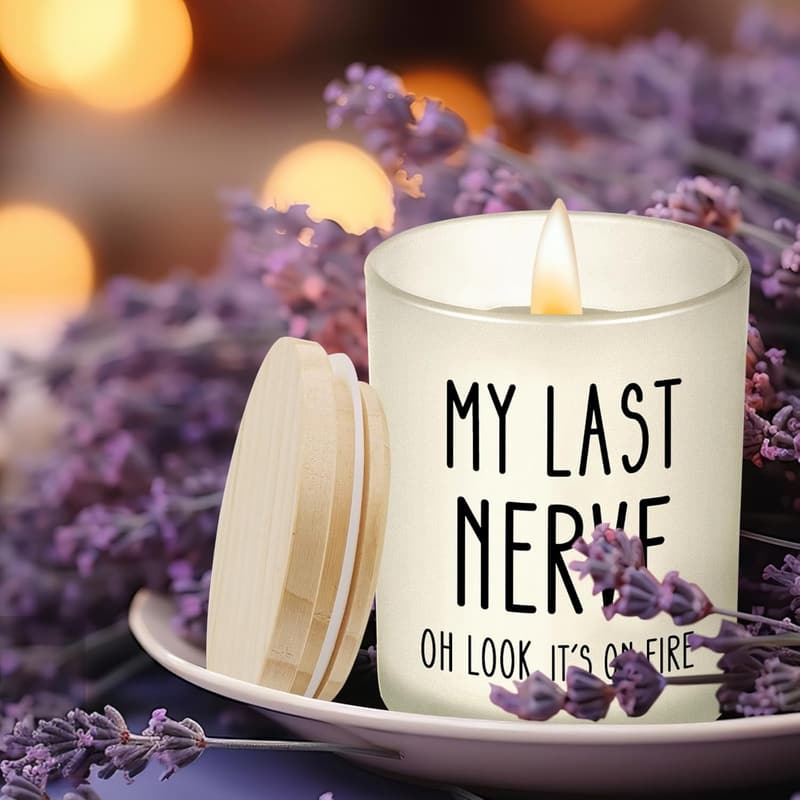 Funny Lavender Candle - Unique Mother's Day Gift for Her
