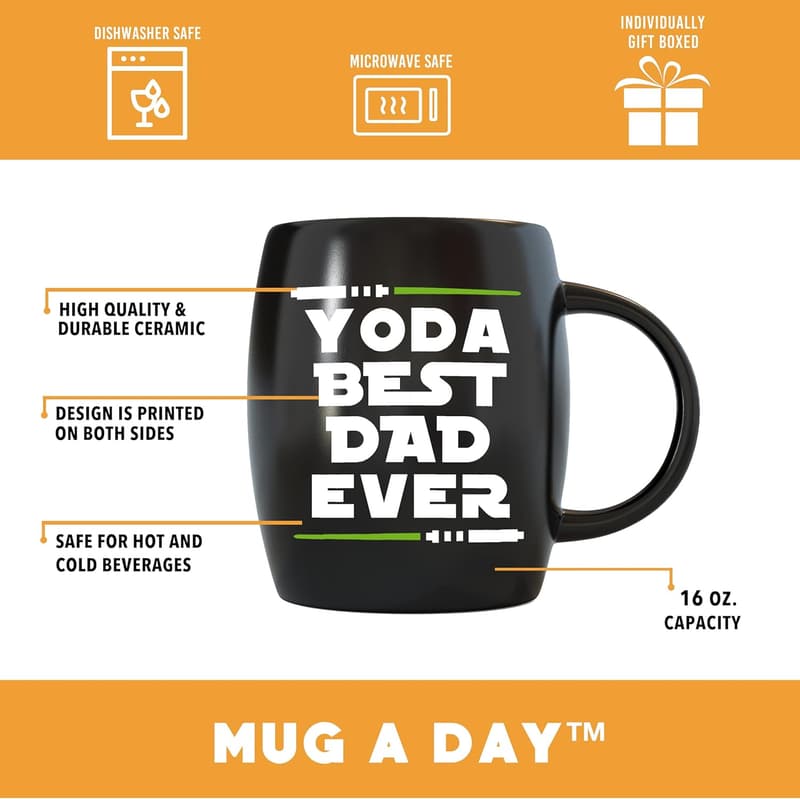 Funny Coffee Mug for Dad - Ideal Gift for Birthdays and Father's Day