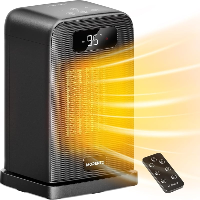 1500W Electric Space Heater with Thermostat for Indoor Use