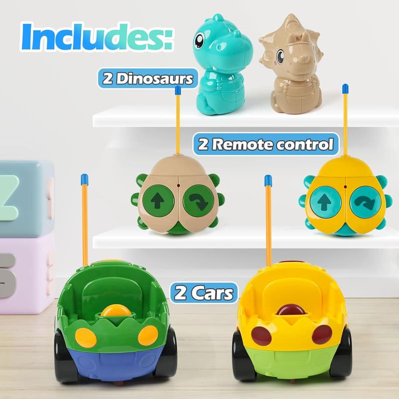 Dinosaur Remote Control Car Toys - Perfect Birthday Gift for Toddlers