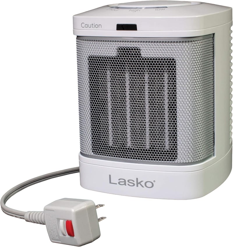 Portable Ceramic Space Heater for Bathroom and Indoor Use