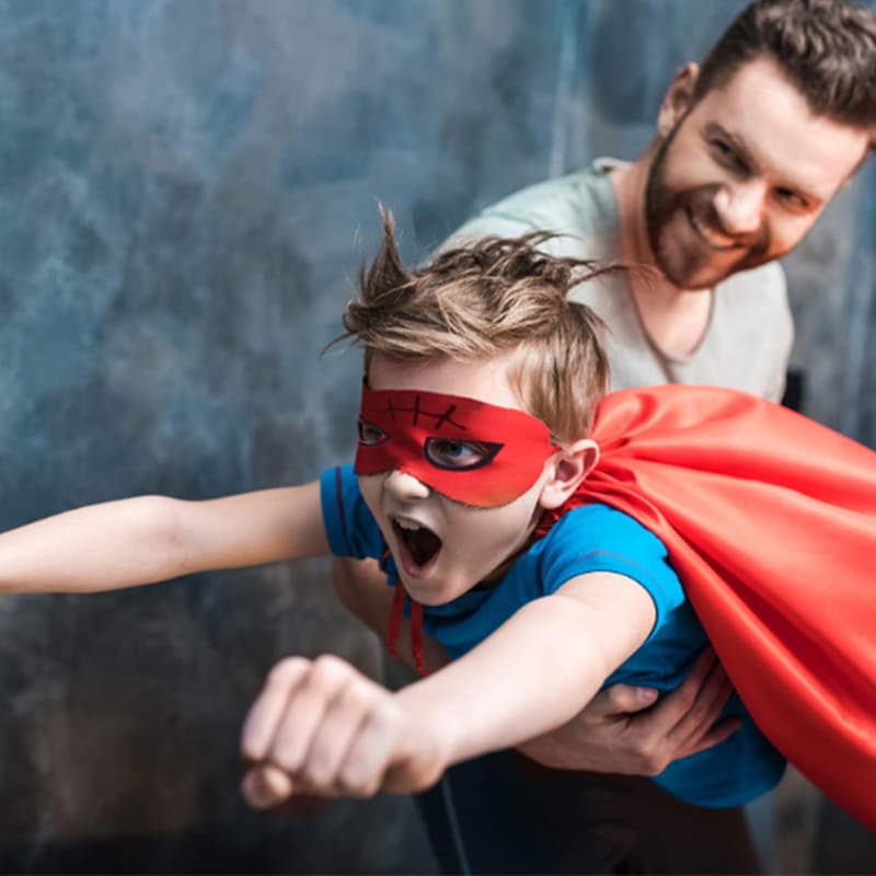 Superhero Dress-Up Costume Set for 6-Year-Old Boys