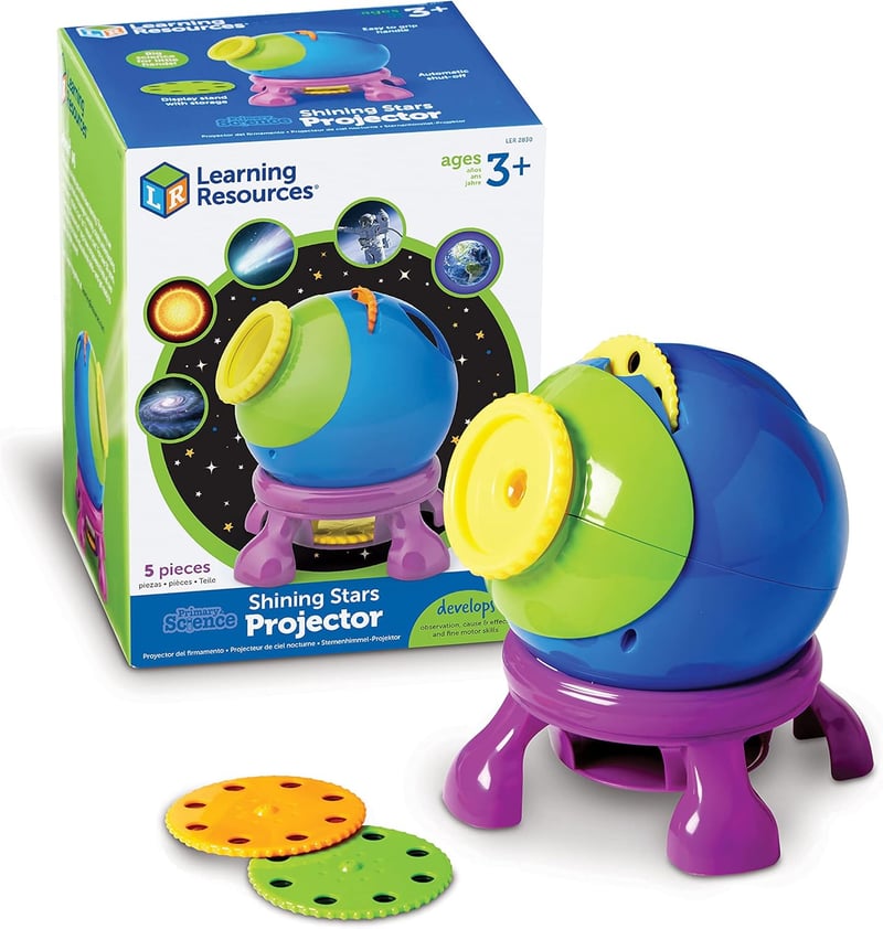 Solar System Projector Toy Set for Ages 3+, 5 Pieces