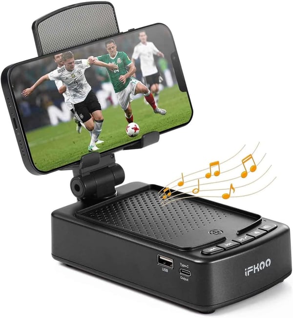 Bluetooth Phone Stand with Wireless Speaker for Him