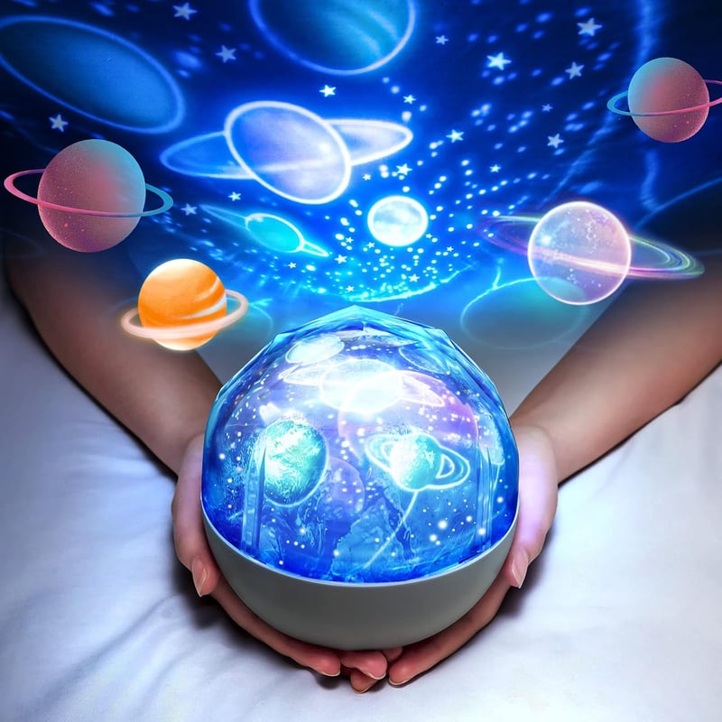 Kids' Solar System Projector Night Light with 5 Films