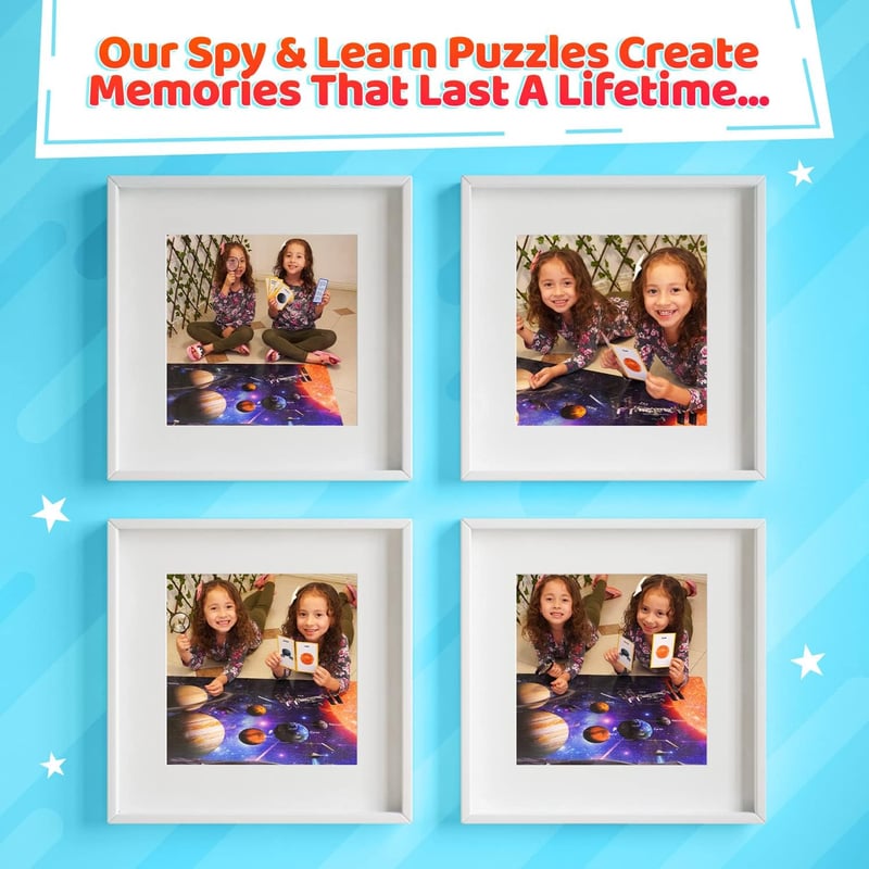 Solar System Spy Puzzle - 48-Piece Educational Floor Puzzle for Kids