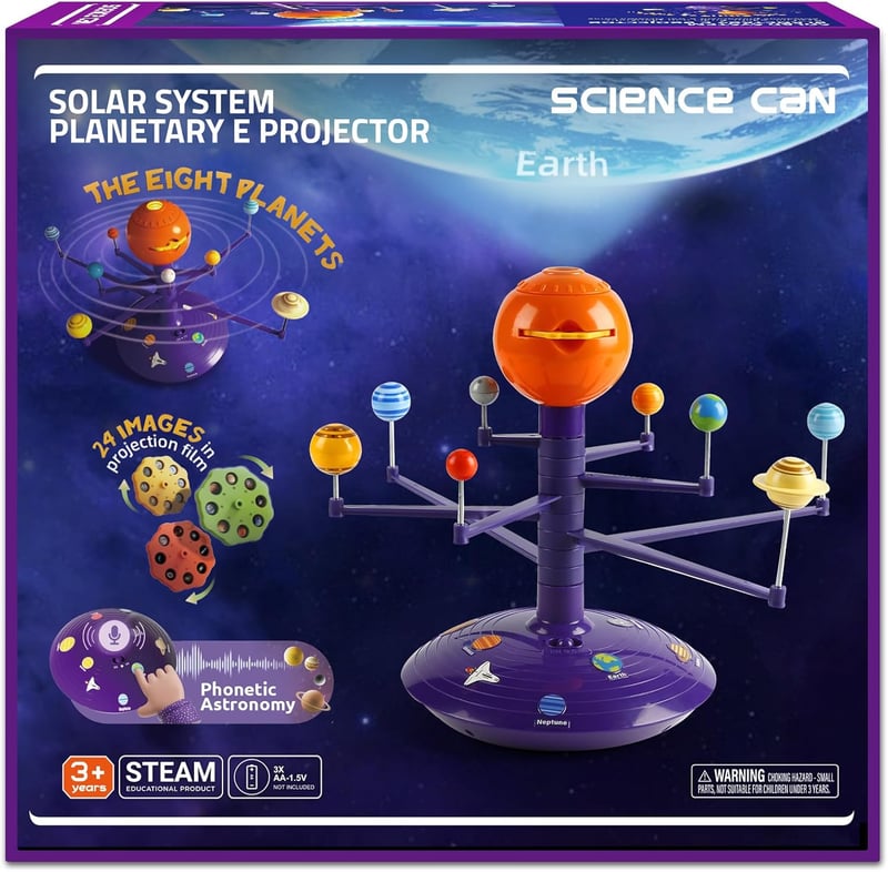 STEM Solar System Model Kit for Kids with 8 Planets