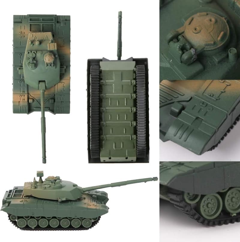 Military Army Playset with Take-Apart Battle Tank and Soldiers