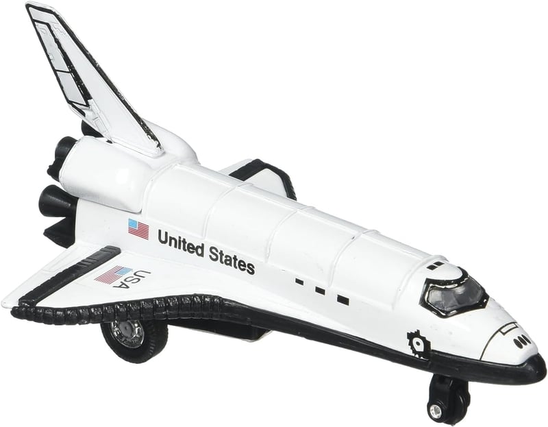 Diecast Pullback Space Shuttle - 5 Inch Model