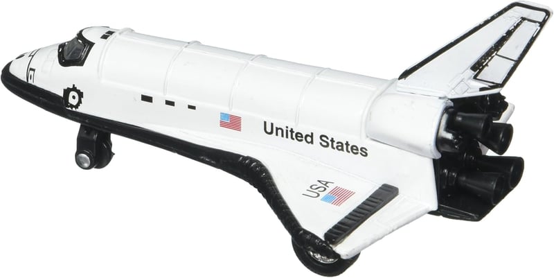 Diecast Pullback Space Shuttle - 5 Inch Model