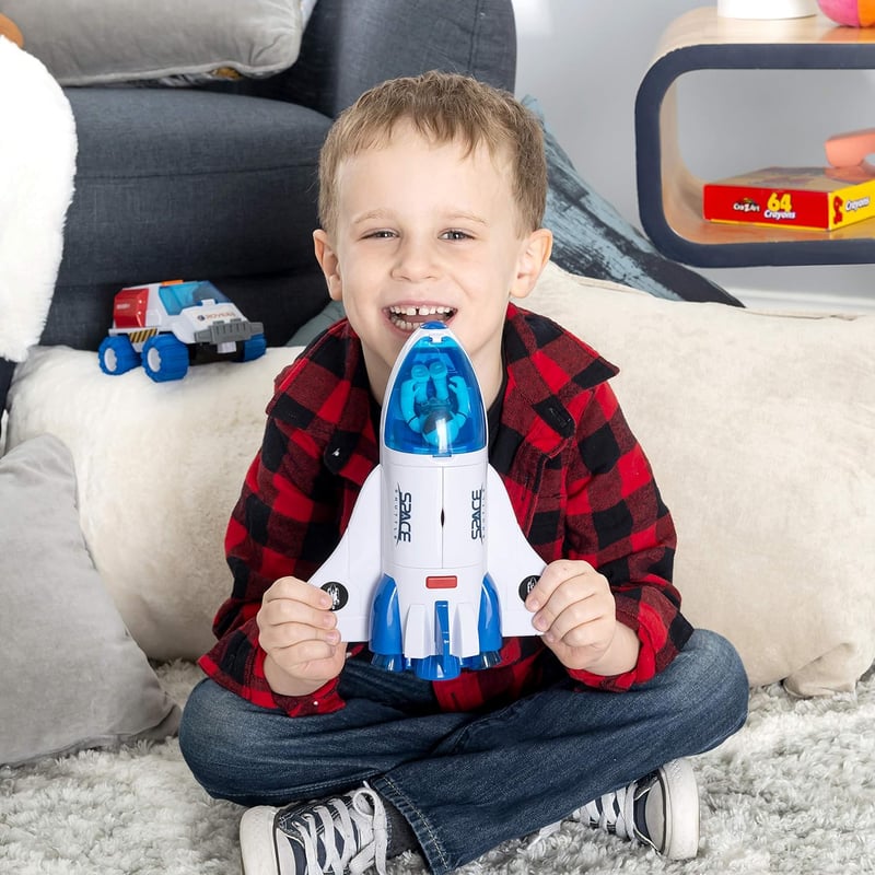 Astro Venture Space Shuttle Toy with Lights & Sound Effects