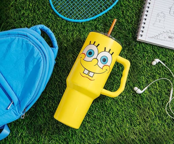 Spongebob Stainless Steel Tumbler with Handle - 40 oz
