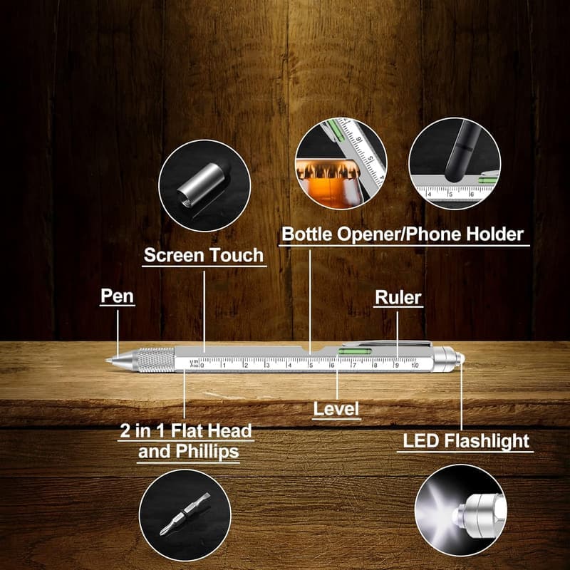 Father's Day 9-in-1 Multitool Pen Gift for Dad