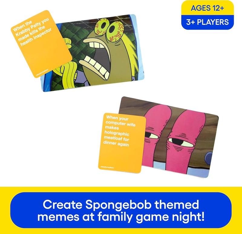 Spongebob Squarepants Expansion Pack - Family Card Game