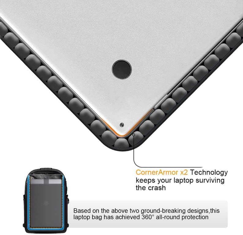 Water Resistant Anti-Theft Laptop Backpack with USB Port