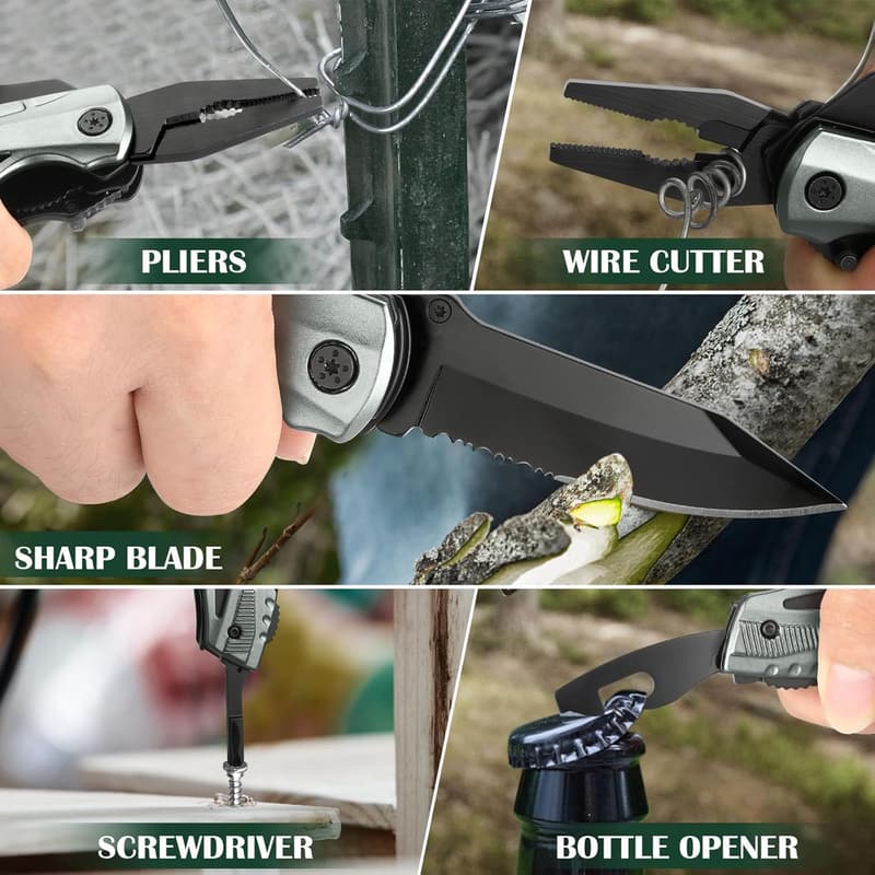 Men's Multitool Pocket Knife - Perfect for Birthdays & Anniversaries